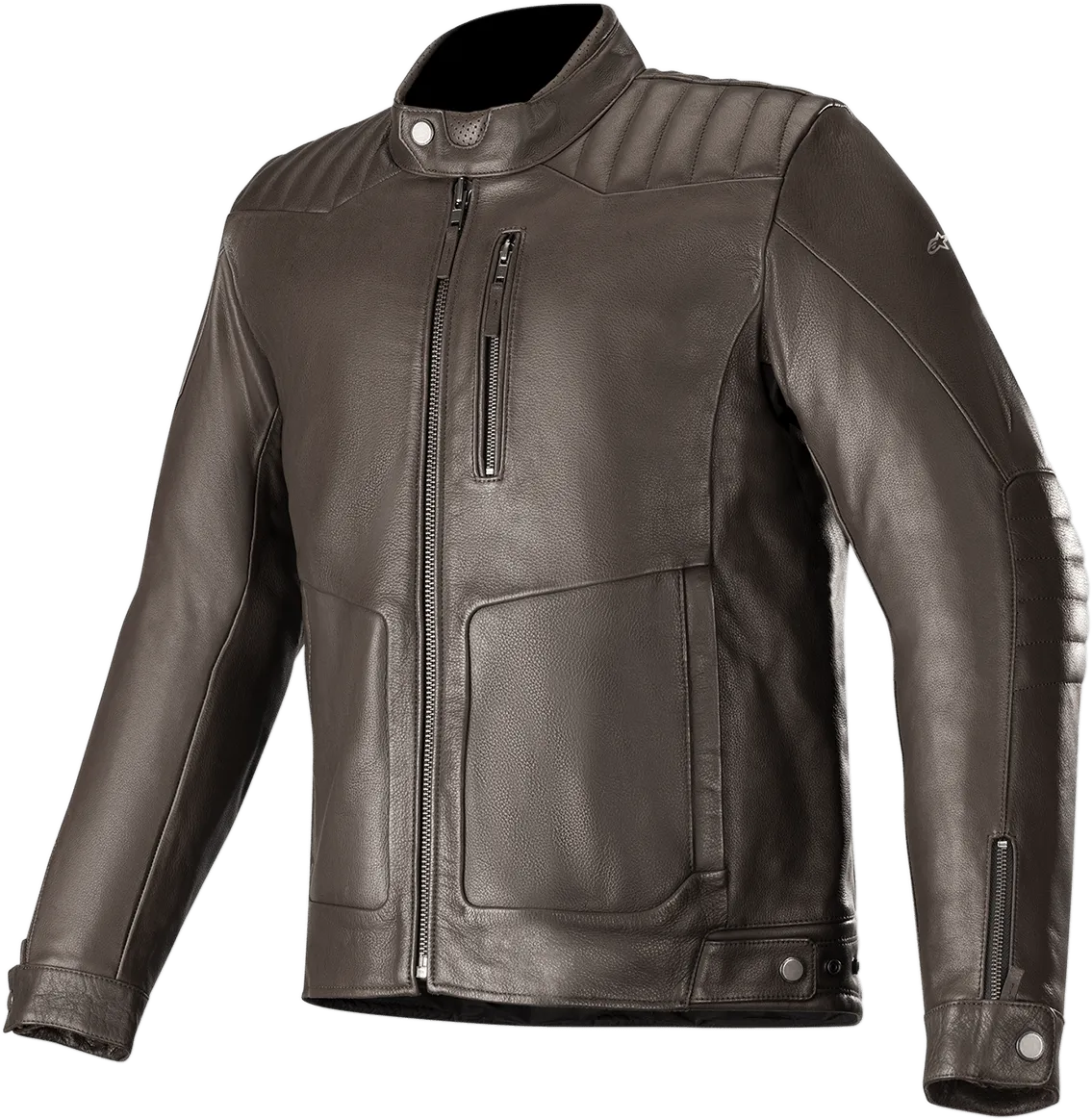 ALPINESTARS Crazy Eight Leather Jacket - Brown - 2XL 3107819-810-XXL