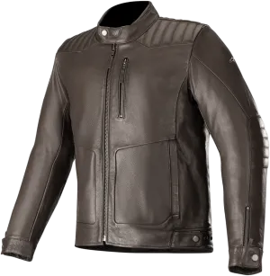 ALPINESTARS Crazy Eight Leather Jacket - Brown - 2XL 3107819-810-XXL