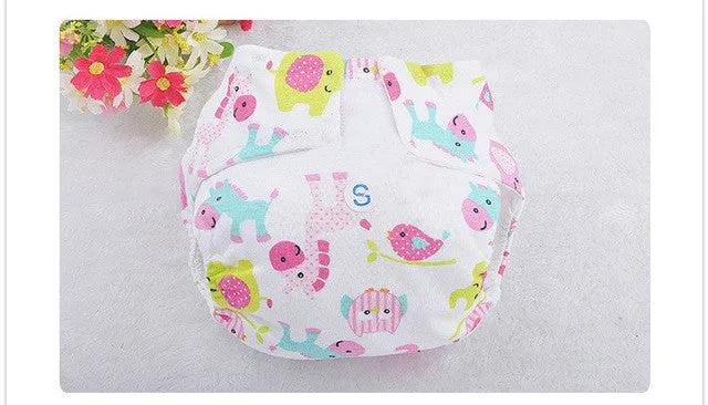 Baby Nappy changing Newborn baby waterproof breathable Ultra thin Napy Baby No Side Leakage Adjustable Soft Cotton Diapers