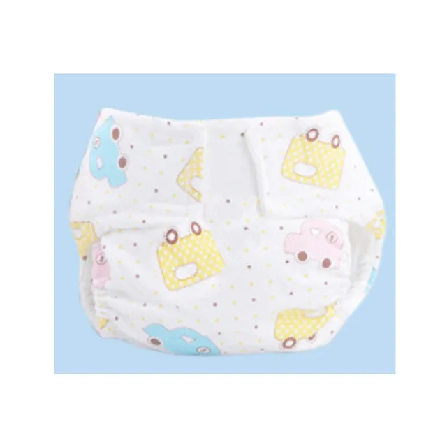 Baby Nappy changing Newborn baby waterproof breathable Ultra thin Napy Baby No Side Leakage Adjustable Soft Cotton Diapers