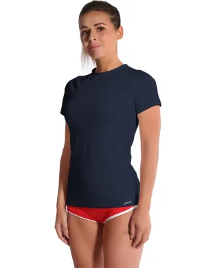 BUBBLELIME 84P/16S Short Sleeve Rashguard for Women_Pilates