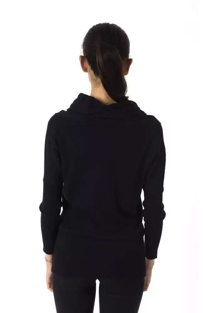 BYBLOS Black Viscose Women Sweater