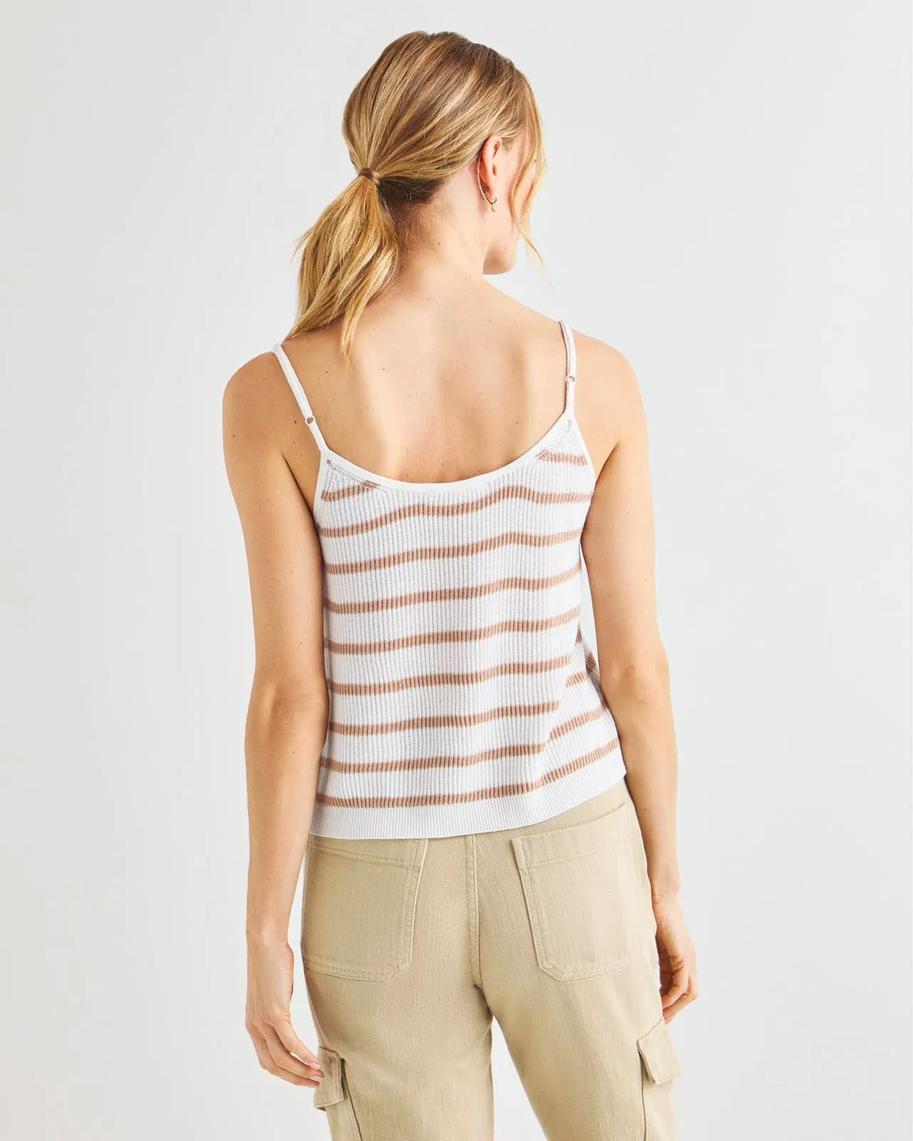 Cashblend Luna Stripe Sweater Tank