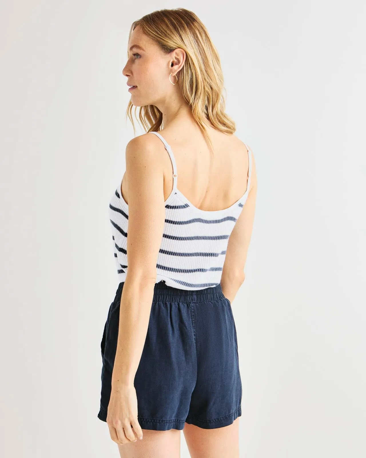 Cashblend Luna Stripe Sweater Tank