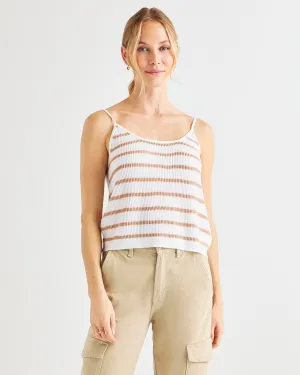 Cashblend Luna Stripe Sweater Tank