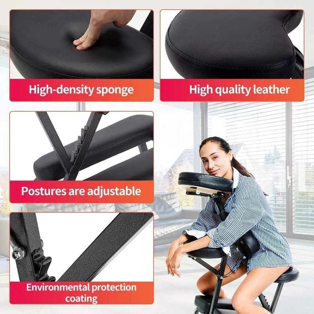 COOLBABY® YLY048 Portable Massage Chair: Height Adjustable, Foldable, and Comfortable