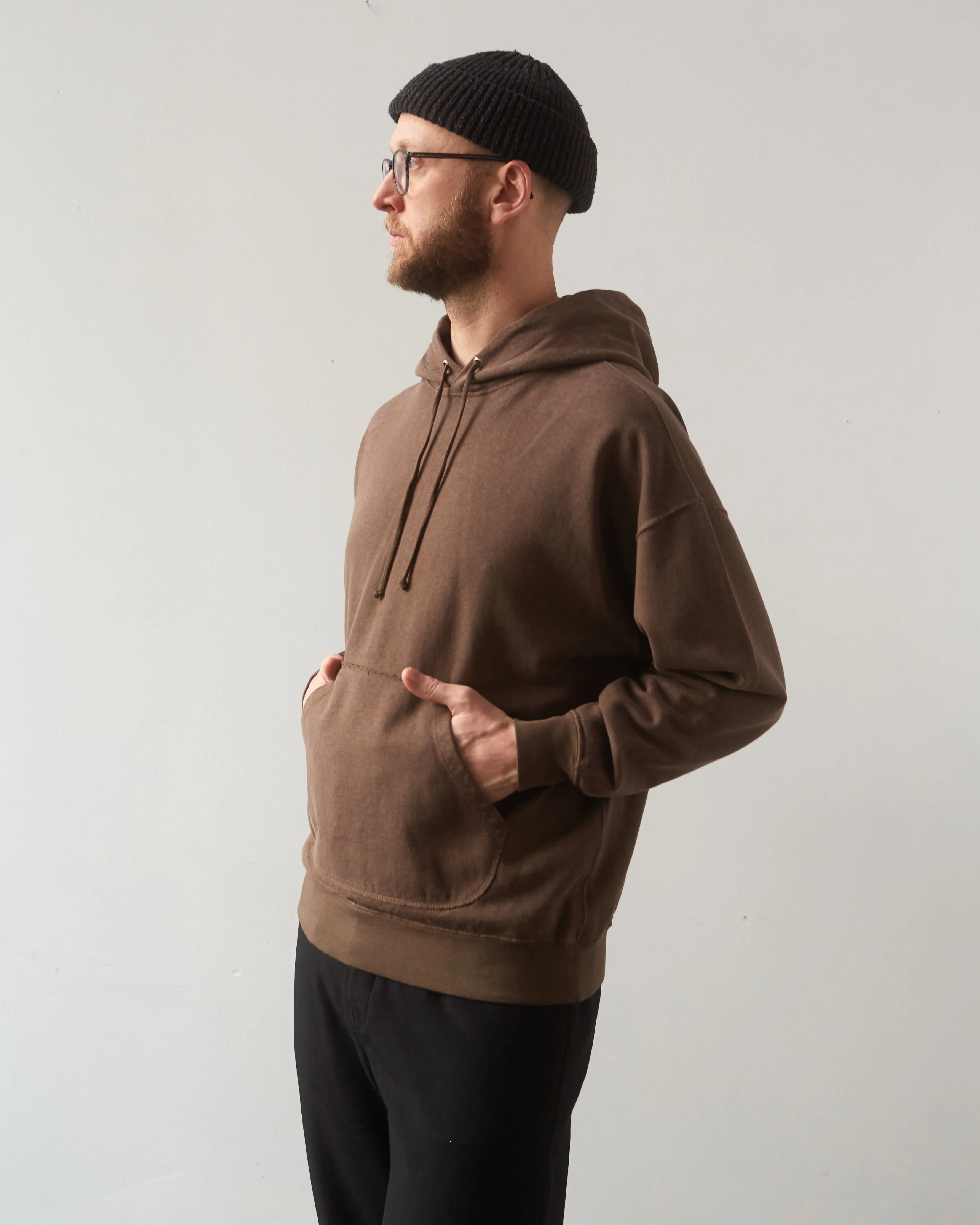 Evan Kinori Hooded Sweatshirt, Faded Brown