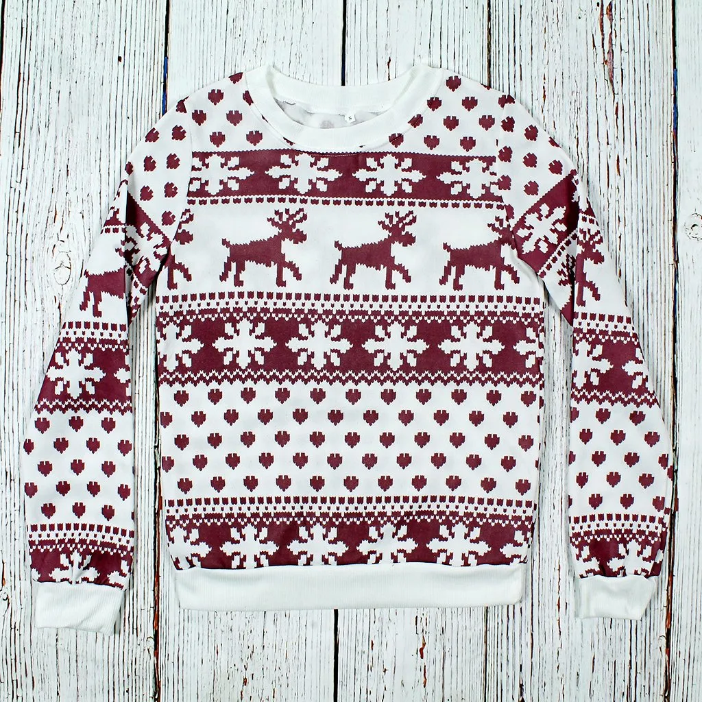 Fleece Lined Christmas Sweater