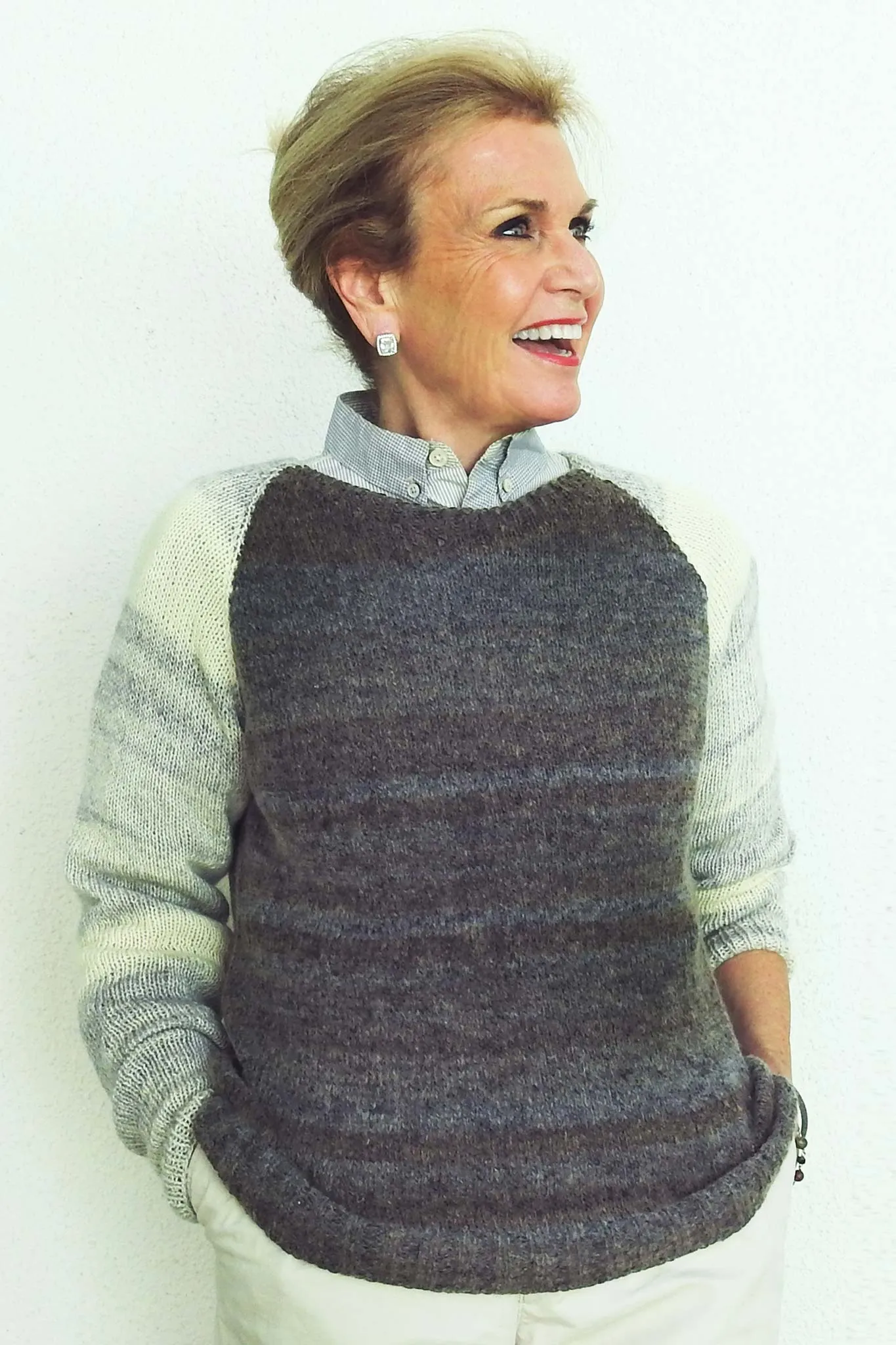 Francis Crewneck Pullover Designer Knitting Pattern