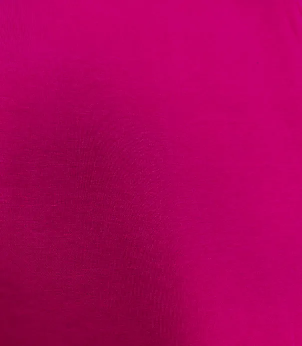 Fuschia Solid Rayon Spandex Jersey Knit Fabric