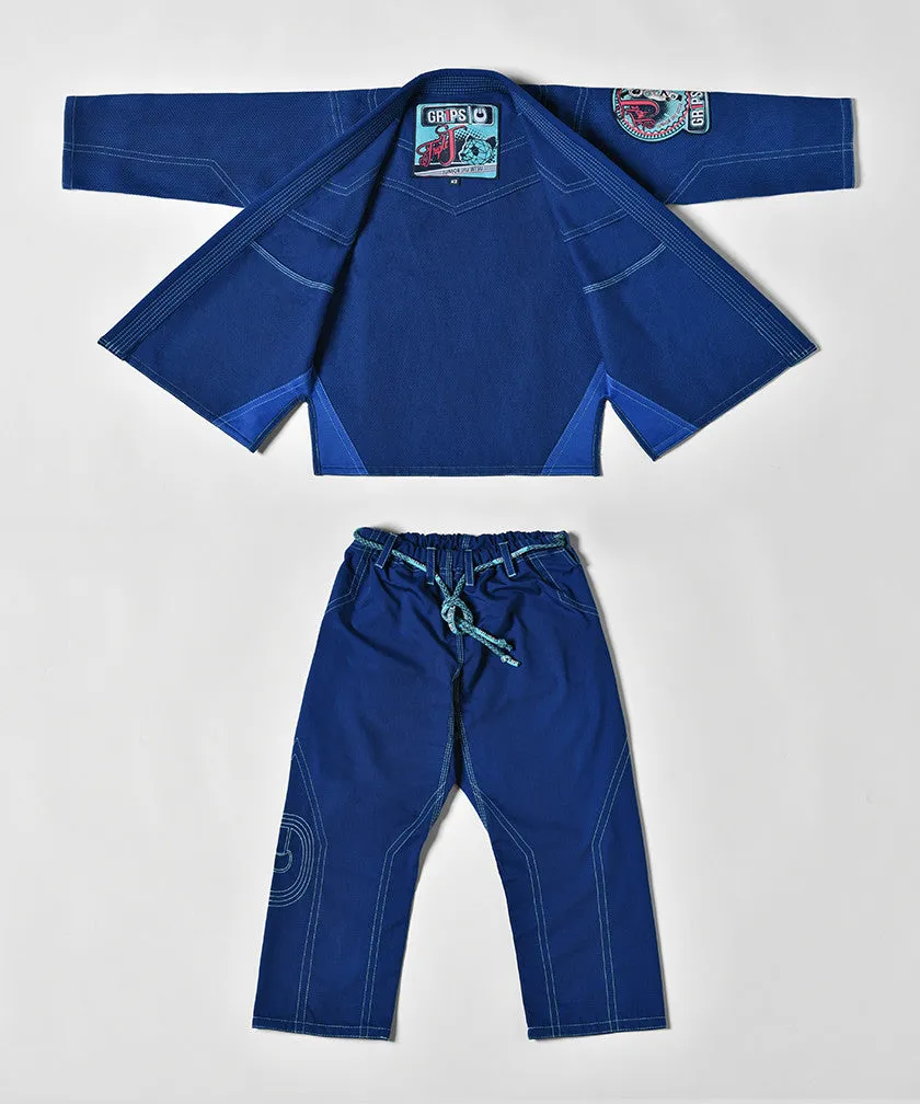 Grips "Triple J" Children's BJJ Gi - Blue