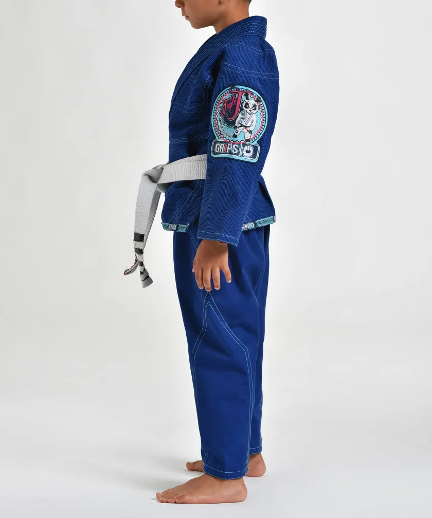 Grips "Triple J" Children's BJJ Gi - Blue