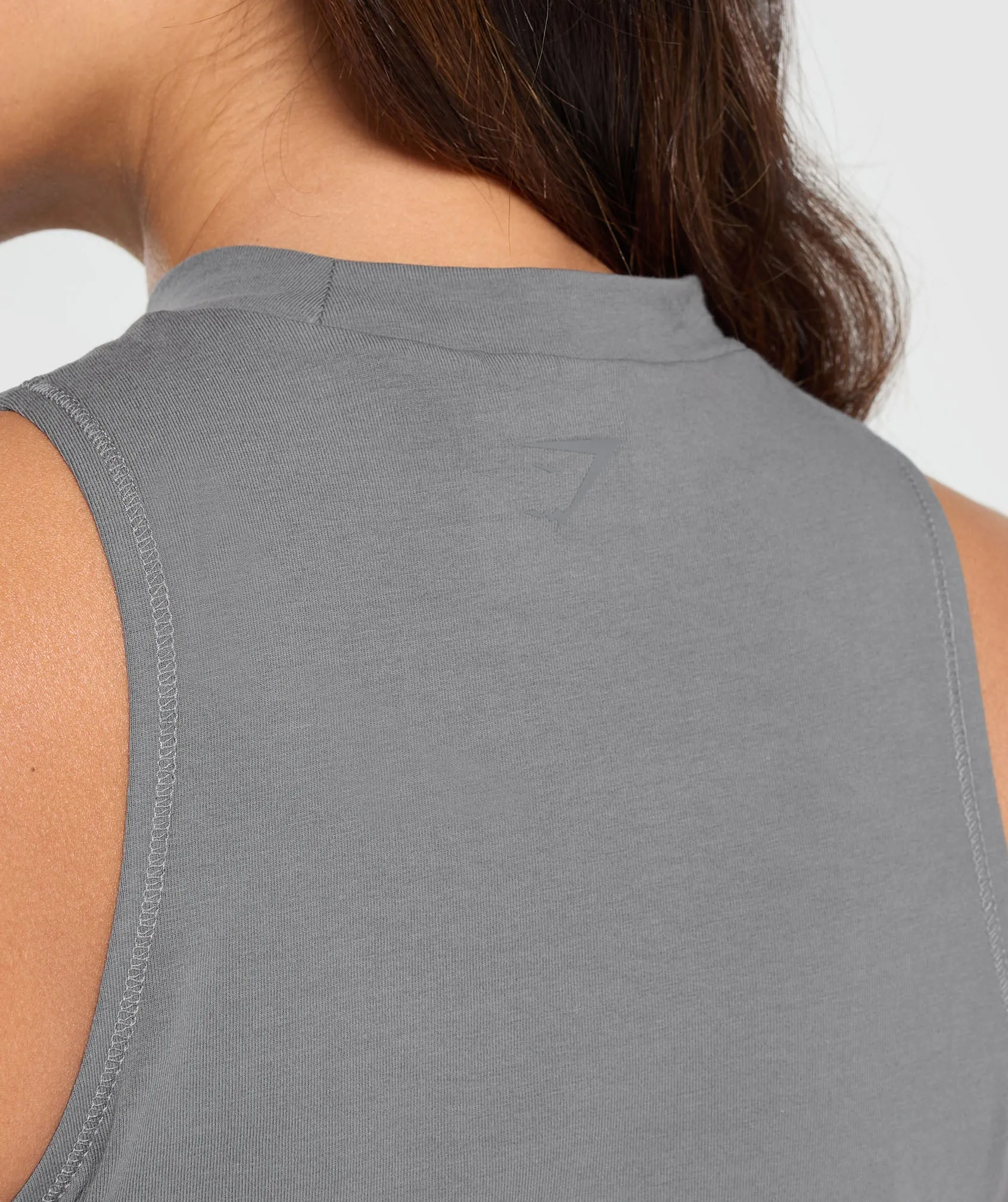 Gymshark Cotton Tank - Brushed Grey