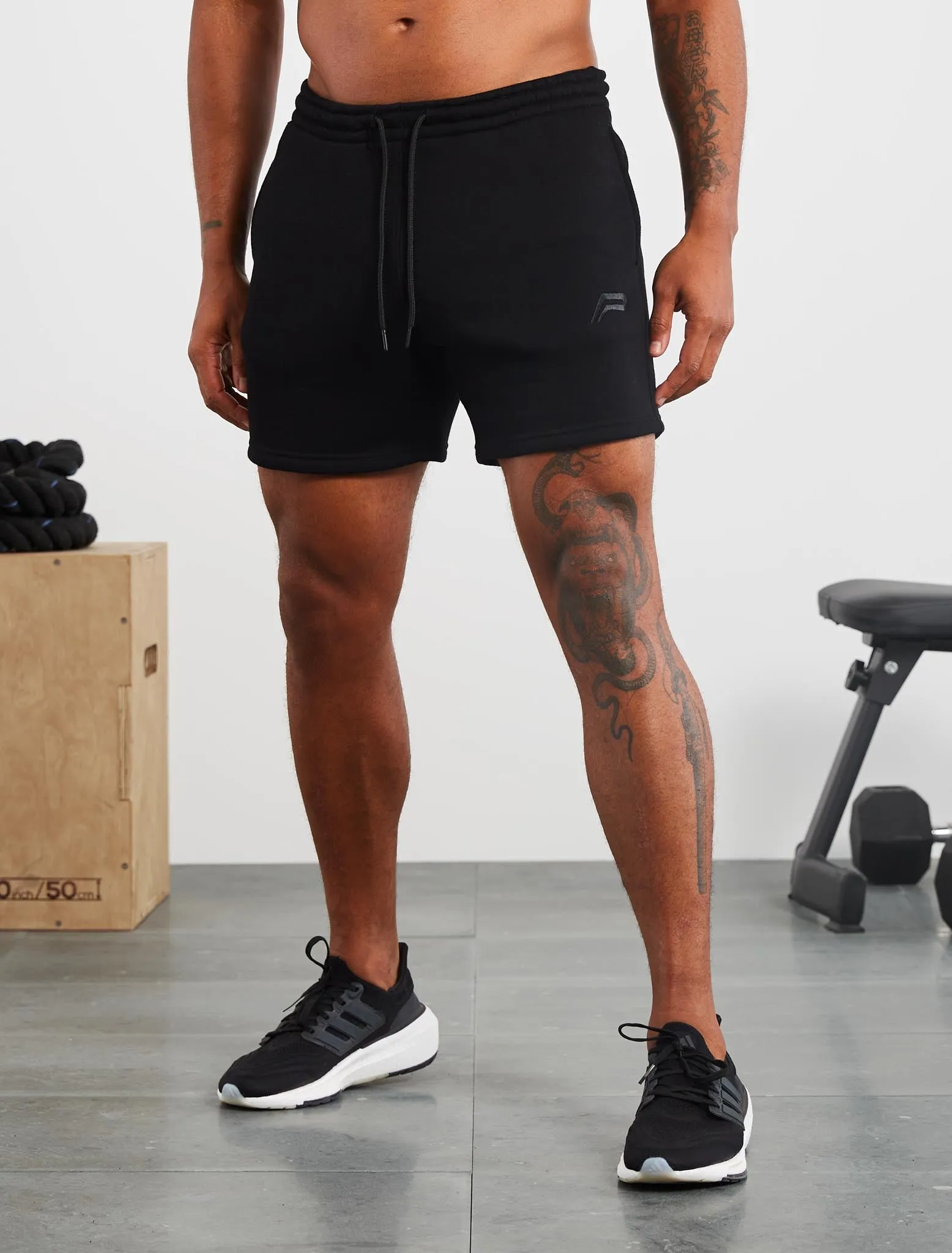 Icon Tapered Shorts - Black