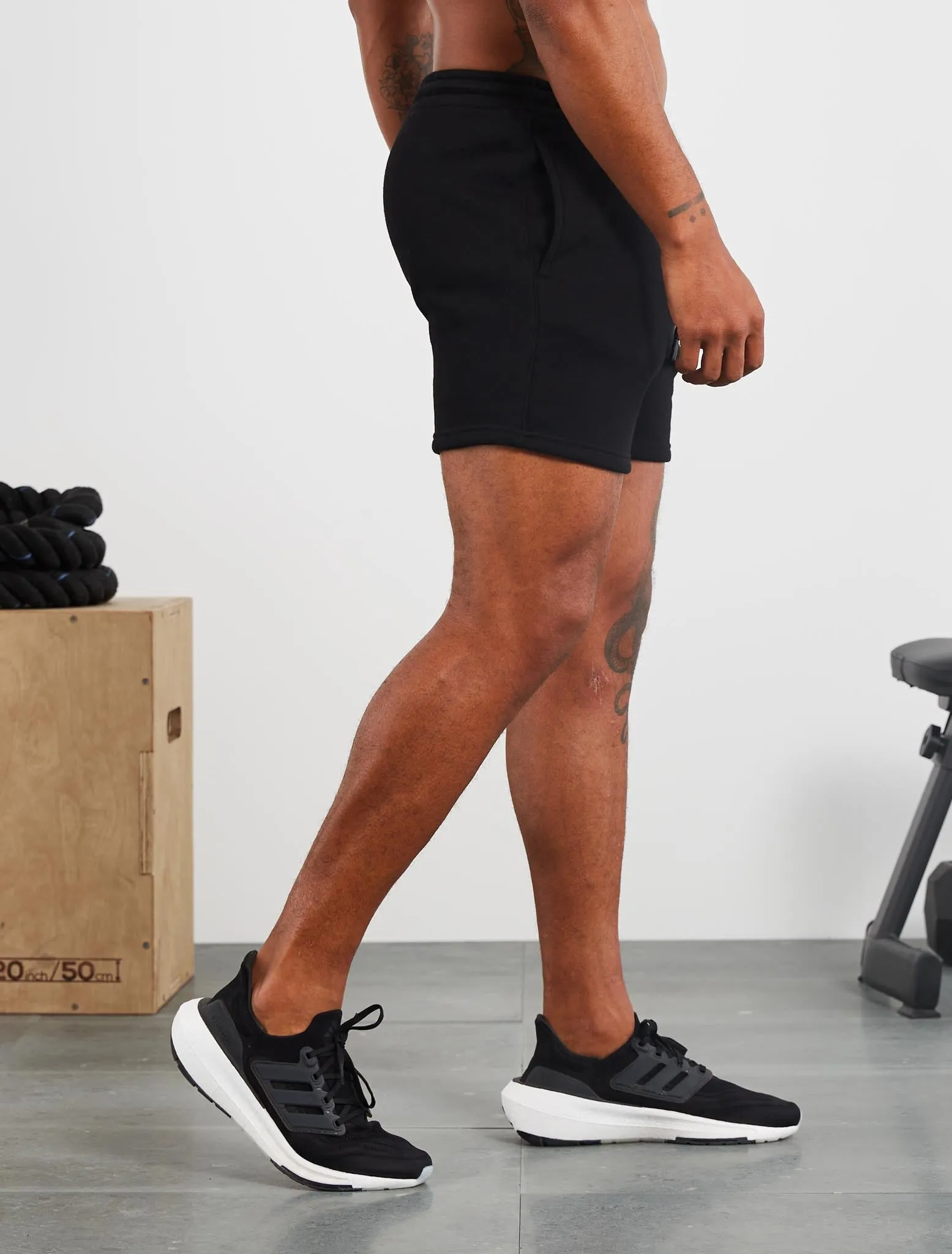 Icon Tapered Shorts - Black