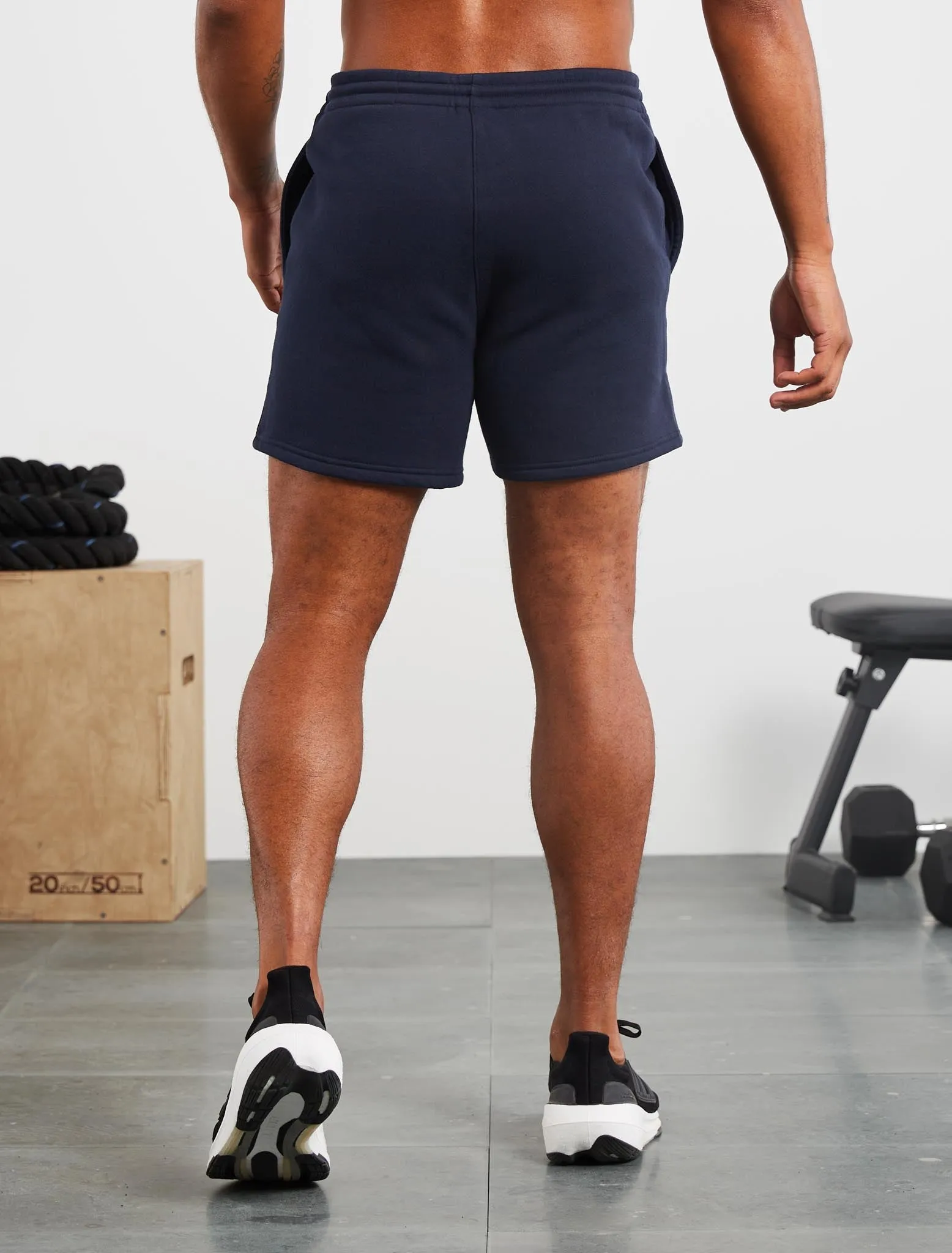 Icon Tapered Shorts - Dark Navy