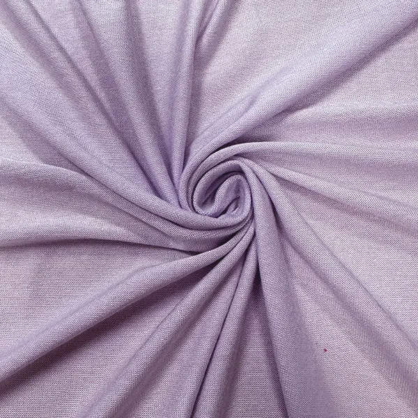 Lilac Solid Rayon Spandex Jersey Knit Fabric