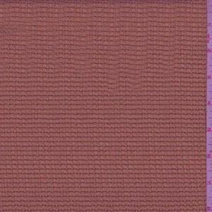 Mahogany Waffle Knit Fabric