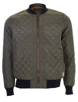 Men's Dissident Rodney Bomber Jacket in Green