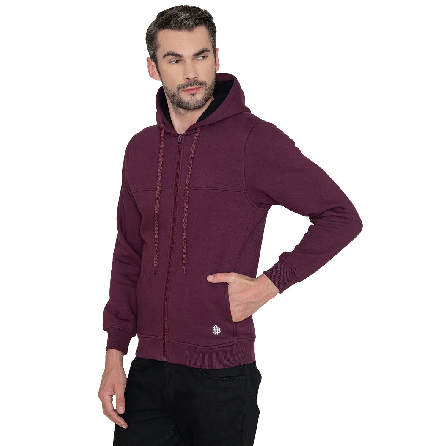 Men's Full Sleeve Hoodie - Maroon