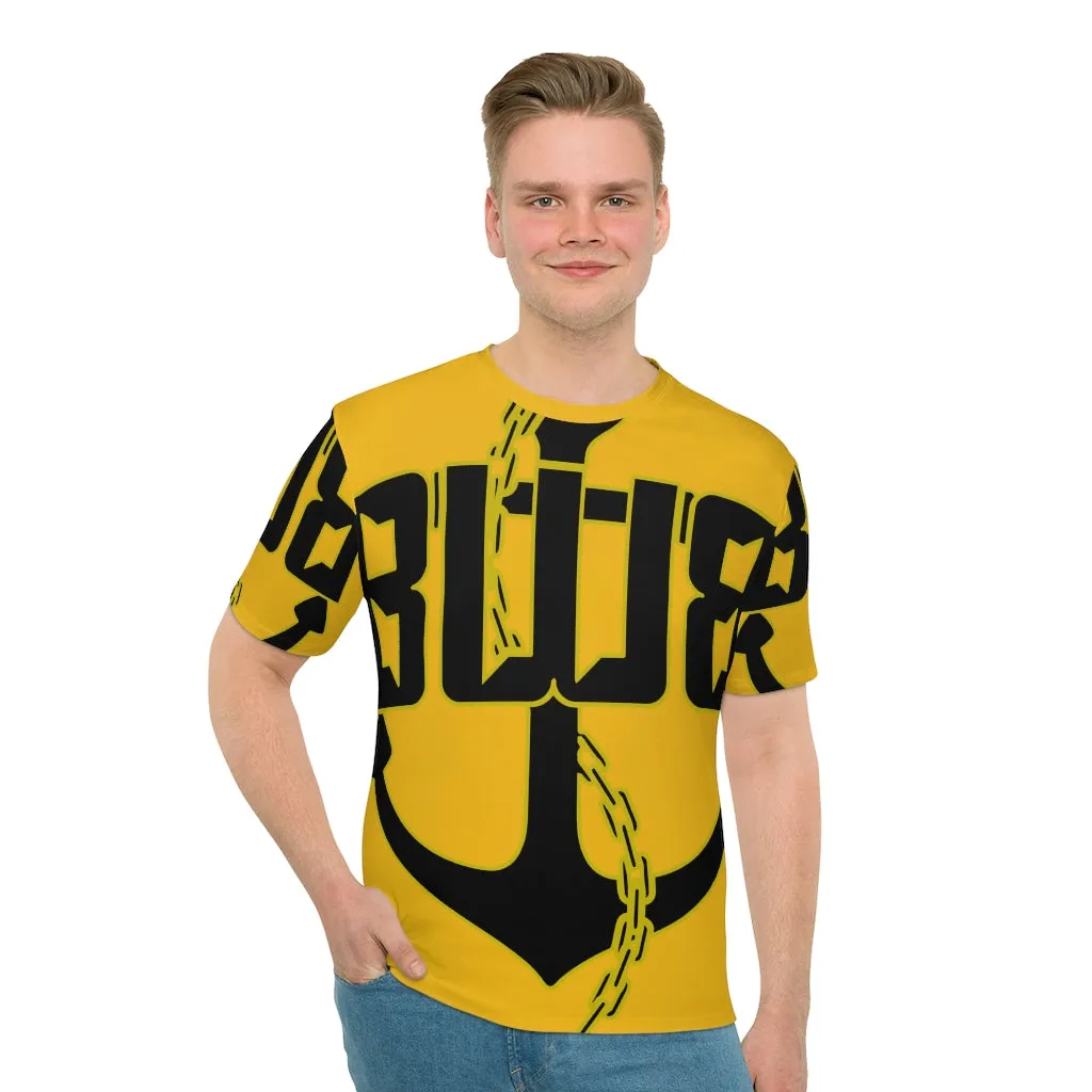 Men's Loose T-shirt Yellow