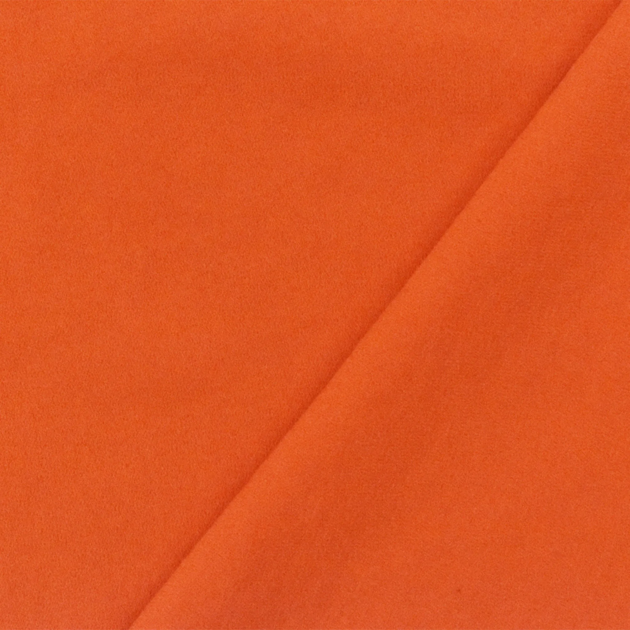 Orange Famous Designer Polyester Heavy Moss Crepe Woven Fabric