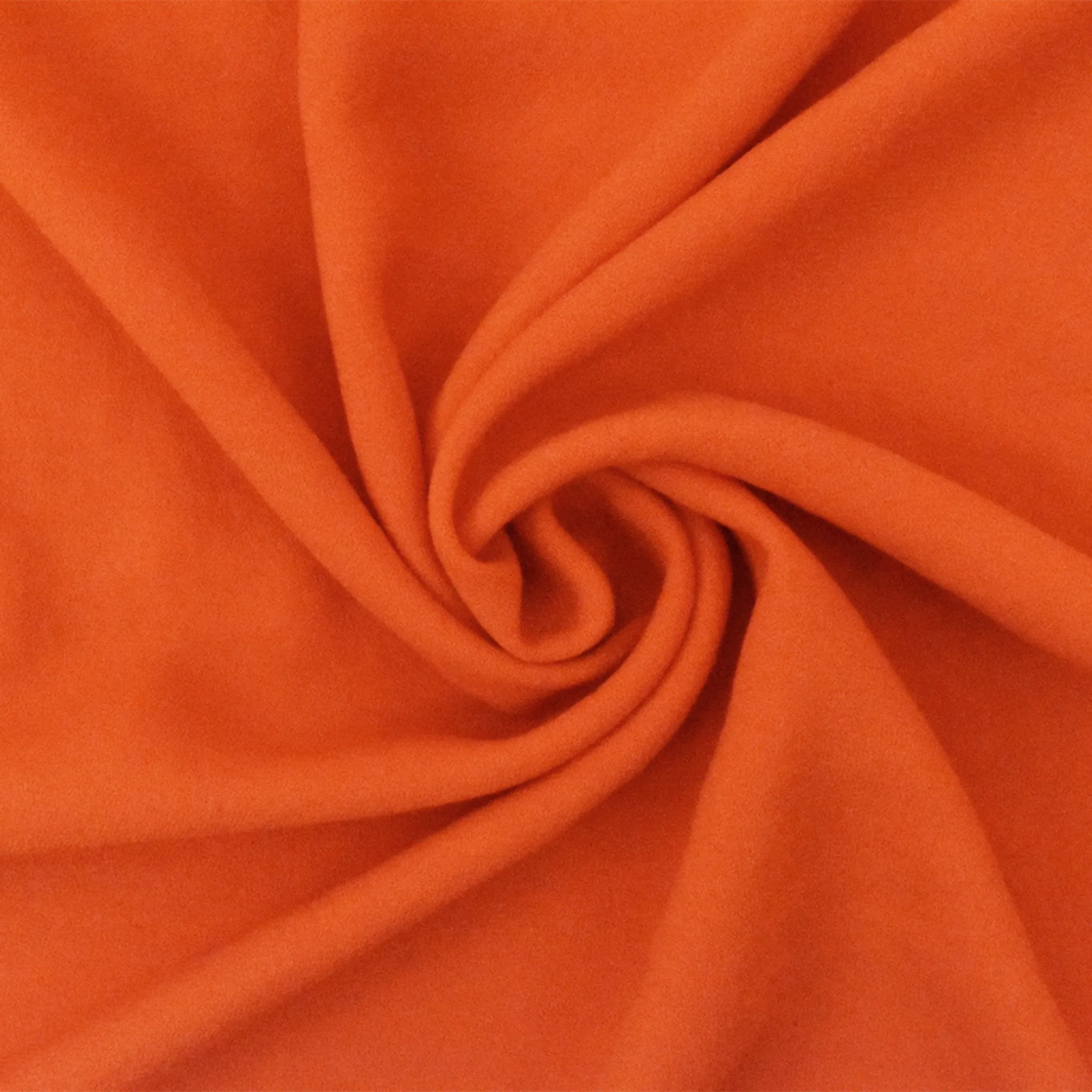 Orange Famous Designer Polyester Heavy Moss Crepe Woven Fabric