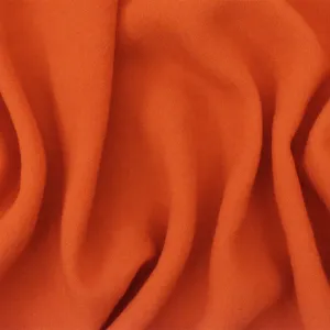 Orange Famous Designer Polyester Heavy Moss Crepe Woven Fabric