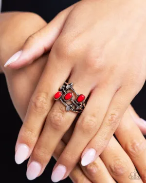 Paparazzi Ring ~ In The Friend STONE - Red