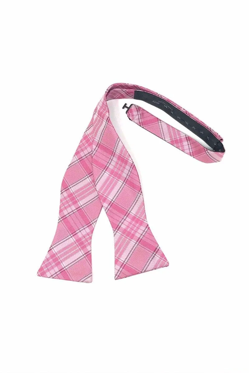 Pink Madison Plaid Bow Tie