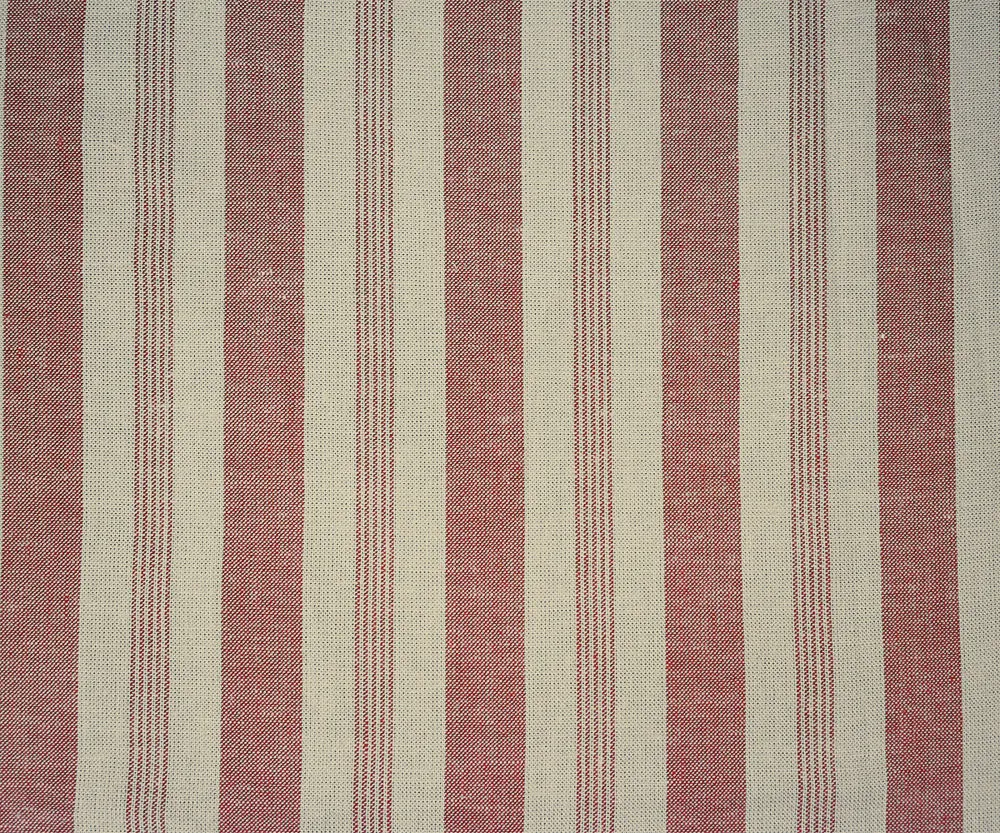 Red-Light Beige Famous Maker Cotton Stripe Shirting Woven Fabric