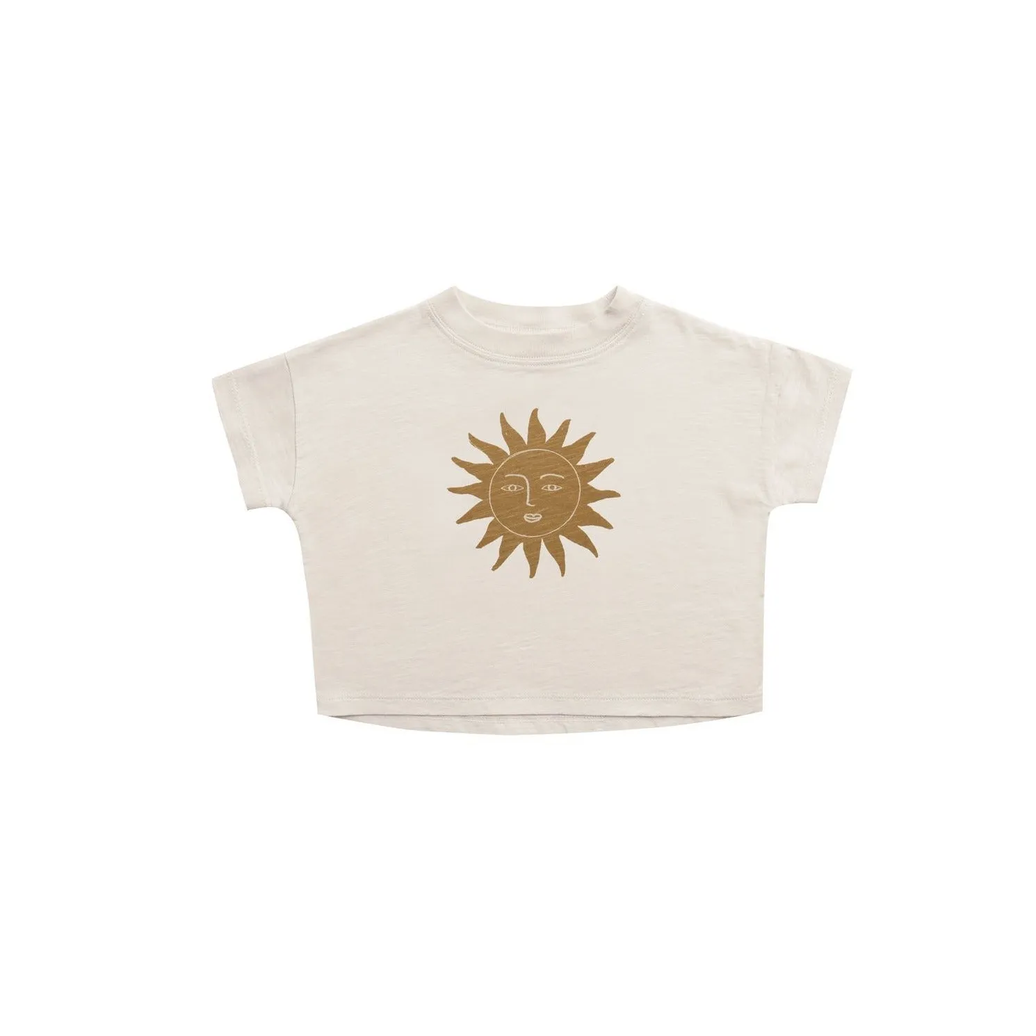 Rylee   Cru Boxy Tee - Stone El Sol