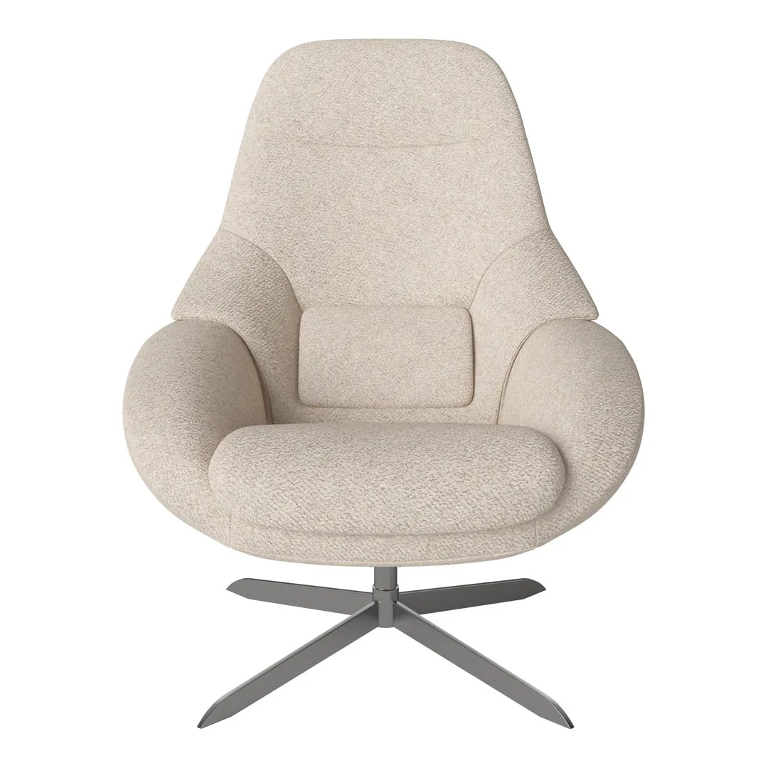 Saga Grand Armchair - Swivel Base w/ Return