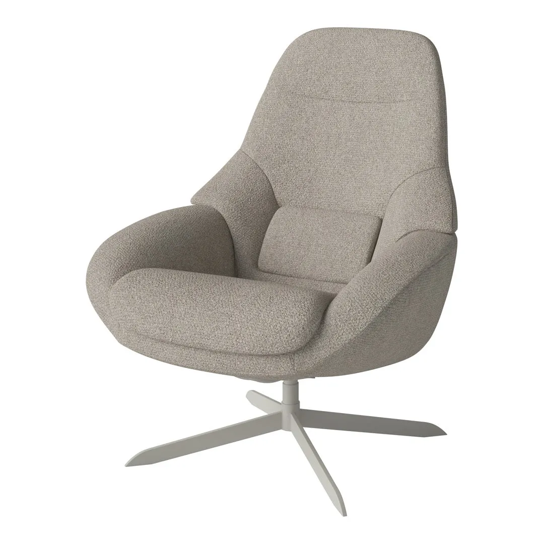 Saga Grand Armchair - Swivel Base w/ Return