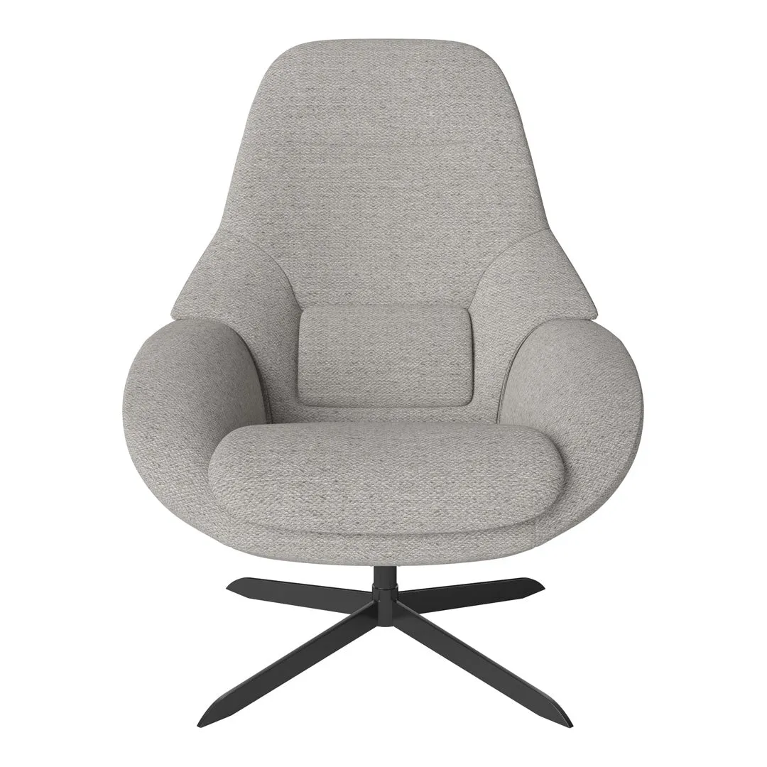 Saga Grand Armchair - Swivel Base w/ Return