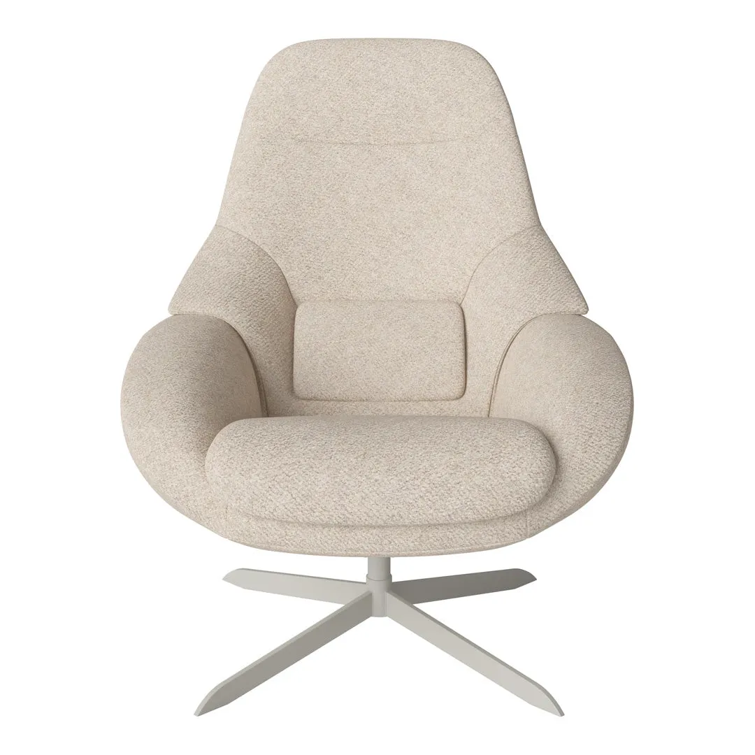 Saga Grand Armchair - Swivel Base w/ Return