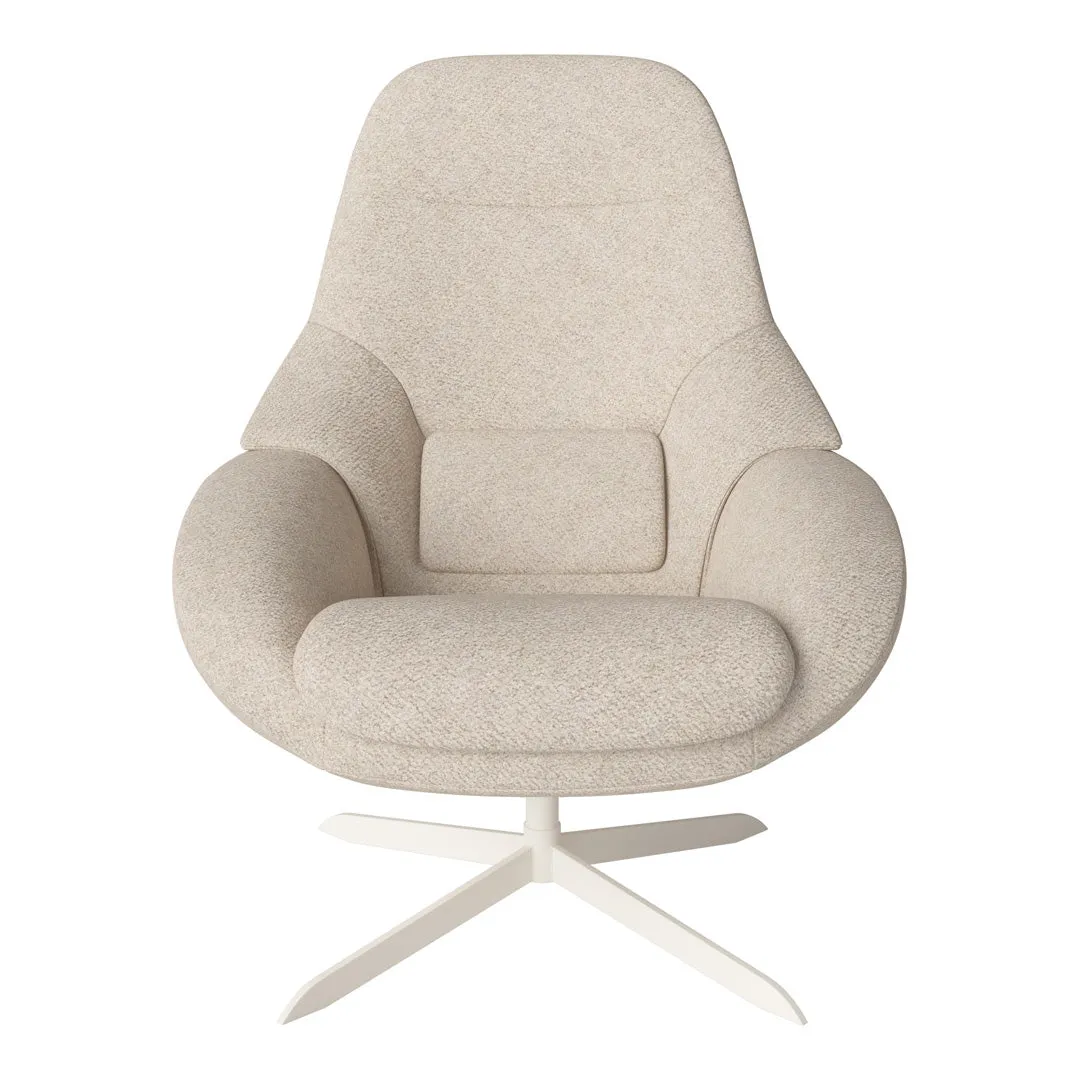 Saga Grand Armchair - Swivel Base w/ Return