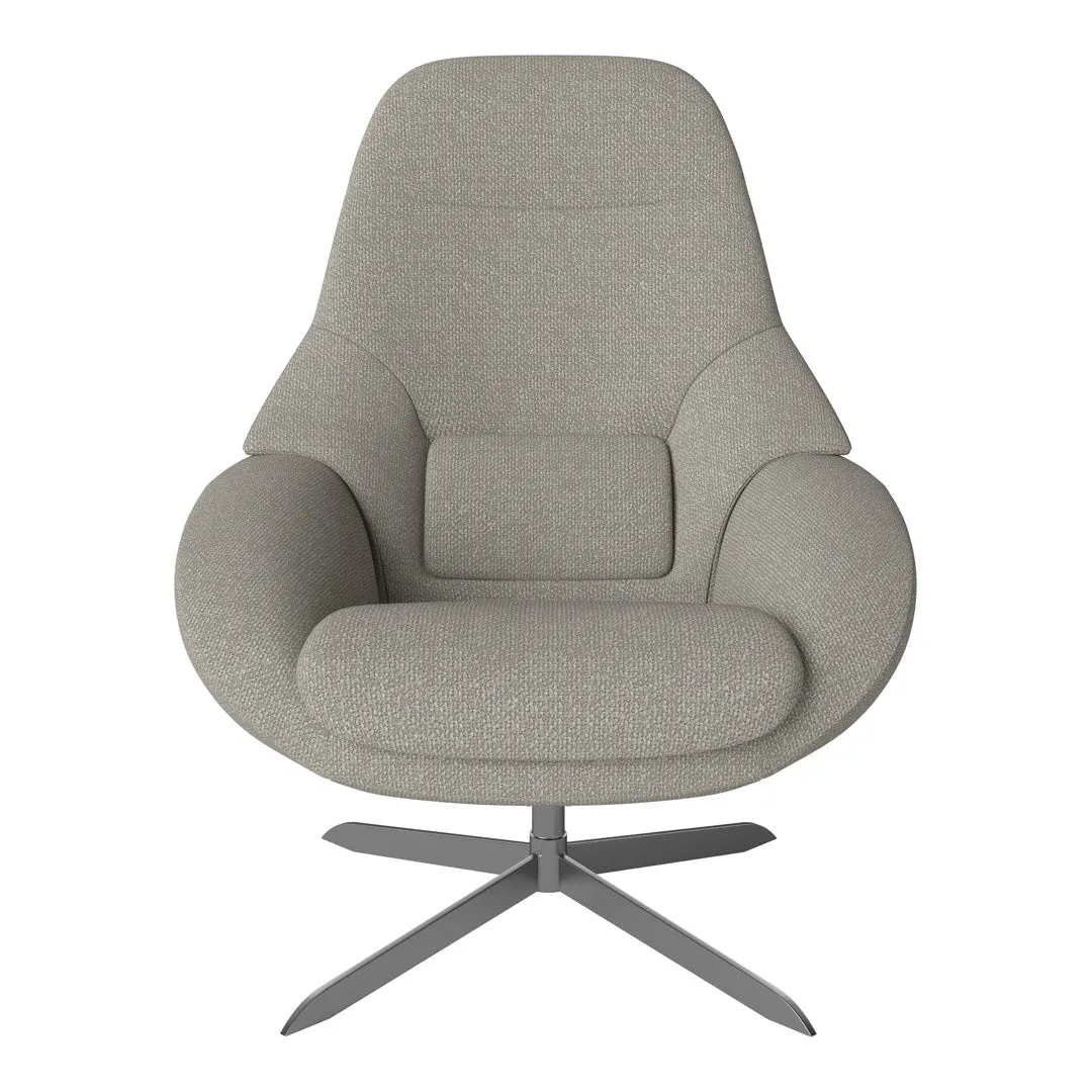 Saga Grand Armchair - Swivel Base w/ Return