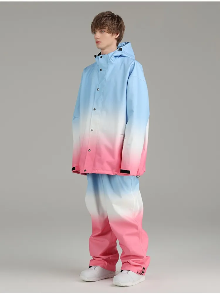 Searipe Gradient Ice Cream Snow Suit - Men's