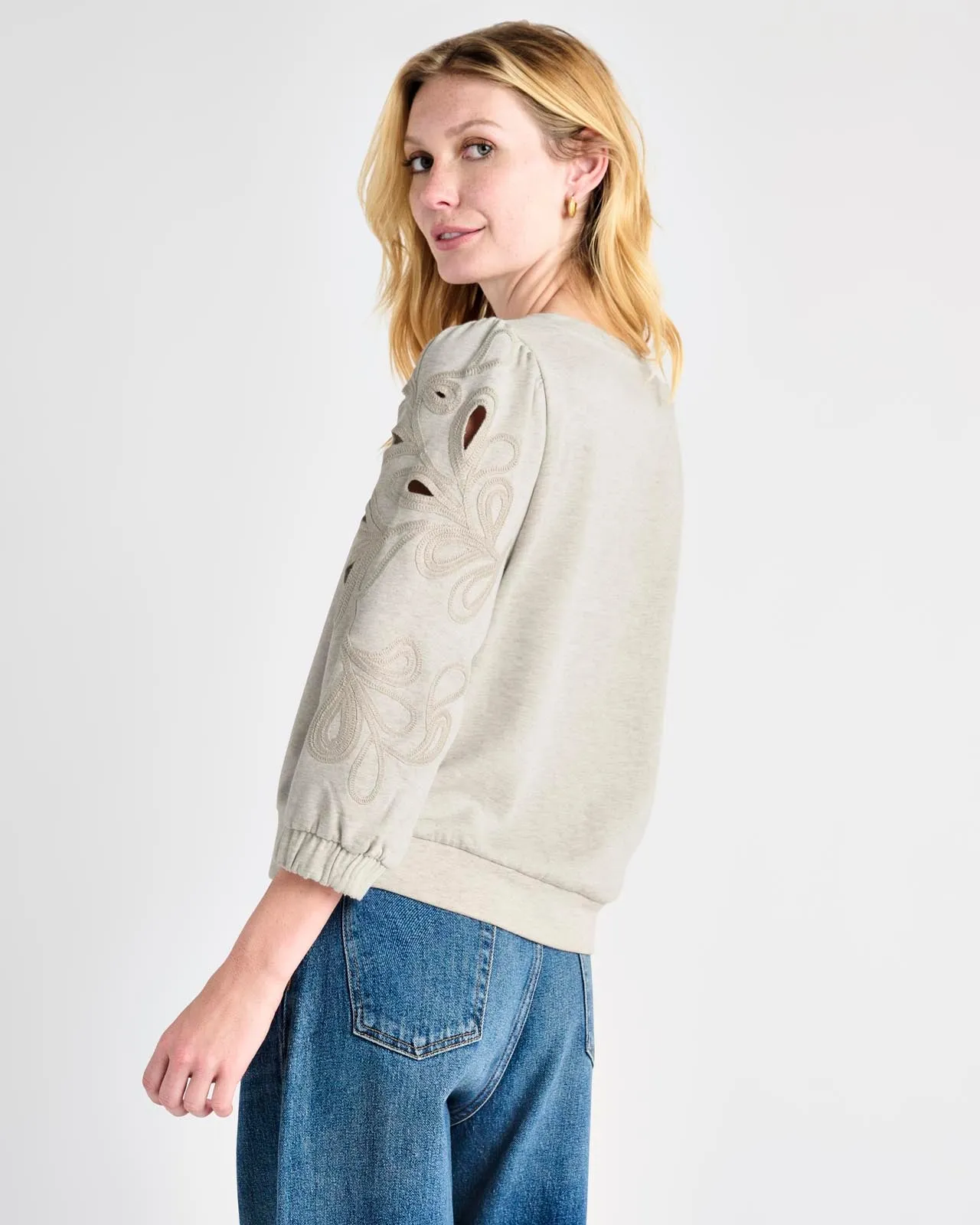 Serena Embroidered Sweatshirt