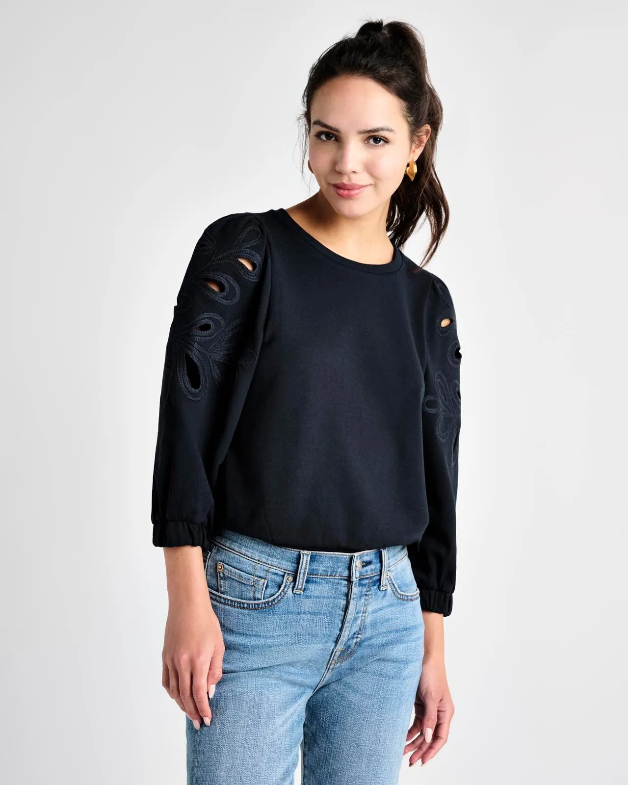 Serena Embroidered Sweatshirt