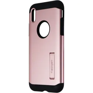 Spigen Slim Armor Series Dual Layer Case for iPhone Xs/X - Rose Gold