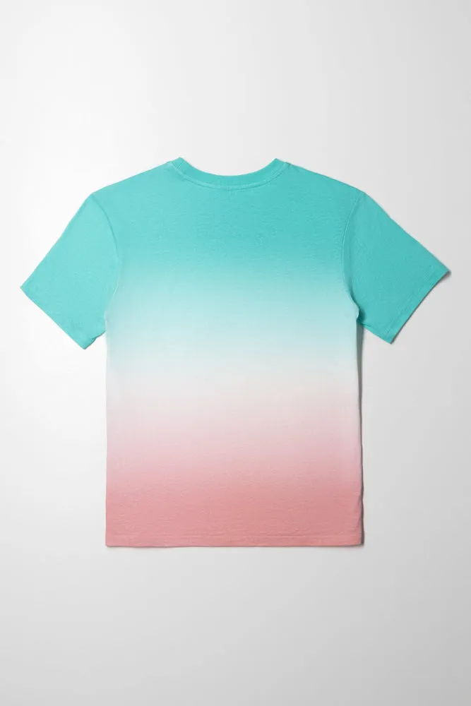 Ss Styled Tee Ombre Coral