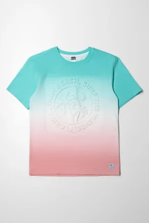 Ss Styled Tee Ombre Coral