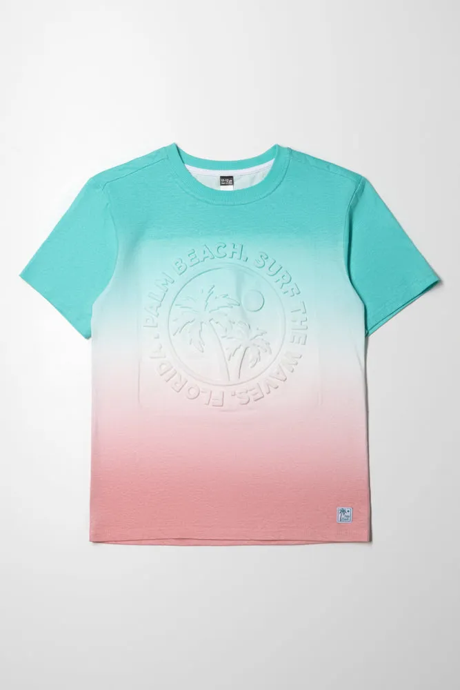 Ss Styled Tee Ombre Coral