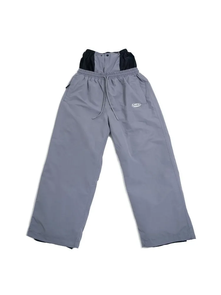 TRICKER Grey Baggy Snow Pants - US ONLY