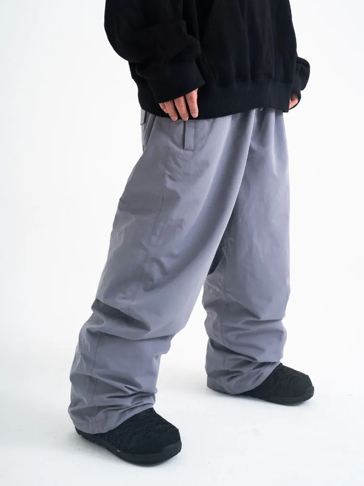 TRICKER Grey Baggy Snow Pants - US ONLY