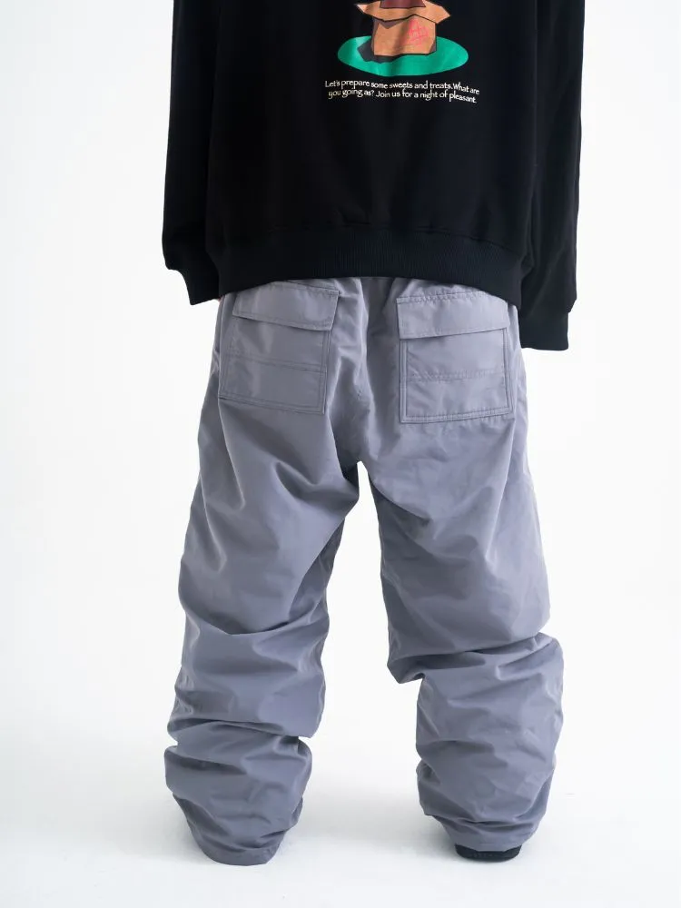 TRICKER Grey Baggy Snow Pants - US ONLY