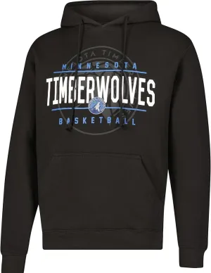 Ultra Game NBA Official Men's Super Soft Get Right Hoodie Sweatshirt, Minnesota Timberwolves, Black|Minnesota Timberwolves