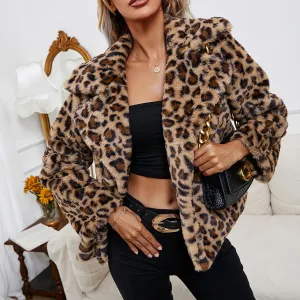 Wenkouban Fashion Chic V-neck Leopard Print Women Blouse and Tops 2022 Spring Long Sleeve Loose Female Shirts Blusas Mujer